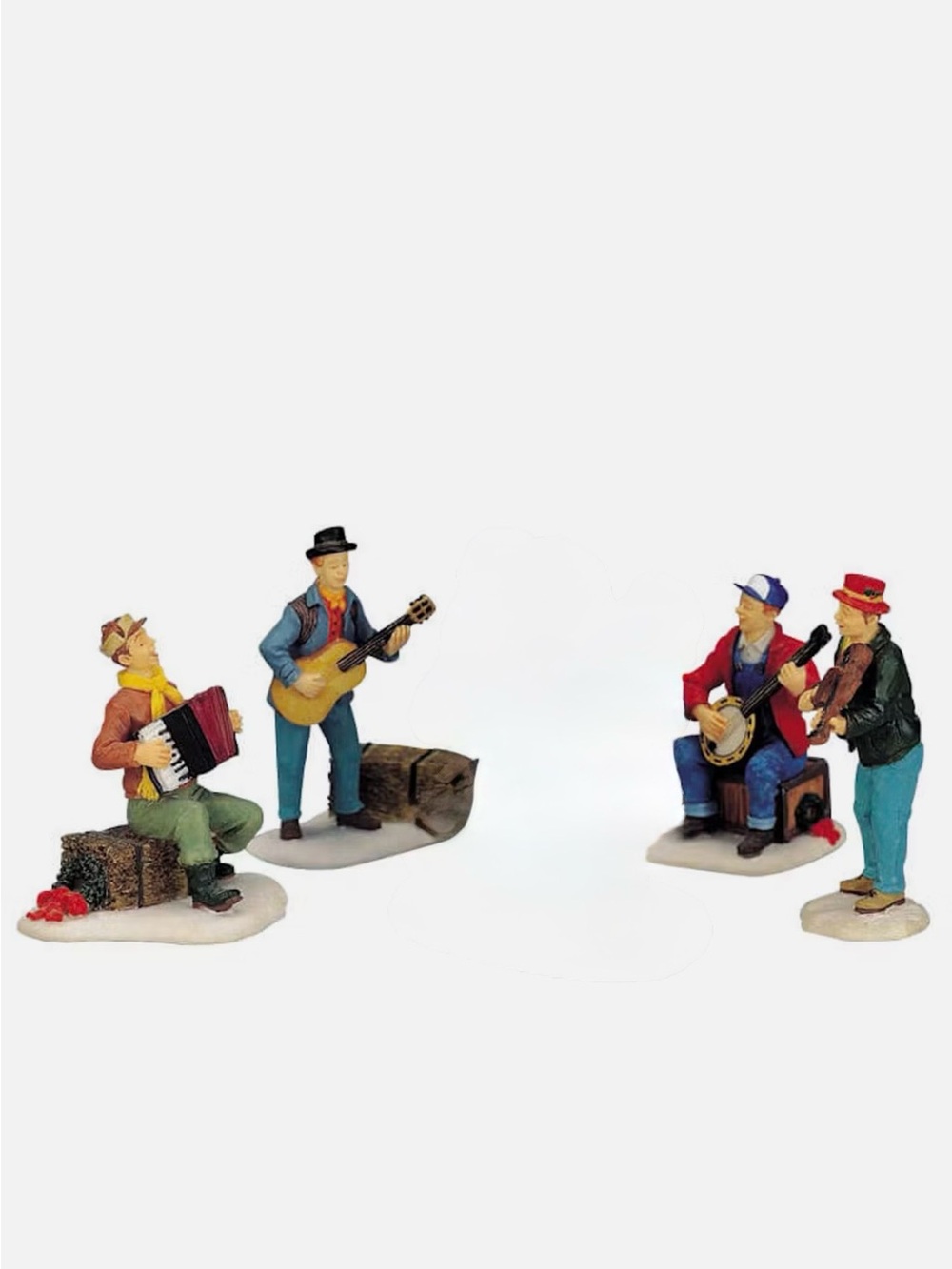 Vintage Lemax Yuletide Jamboree figurines.